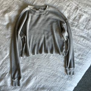 TNA waffle knit long sleeve